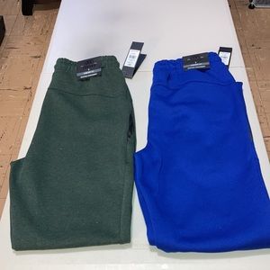 2 pairs of Men Joggers (olive) (royal)